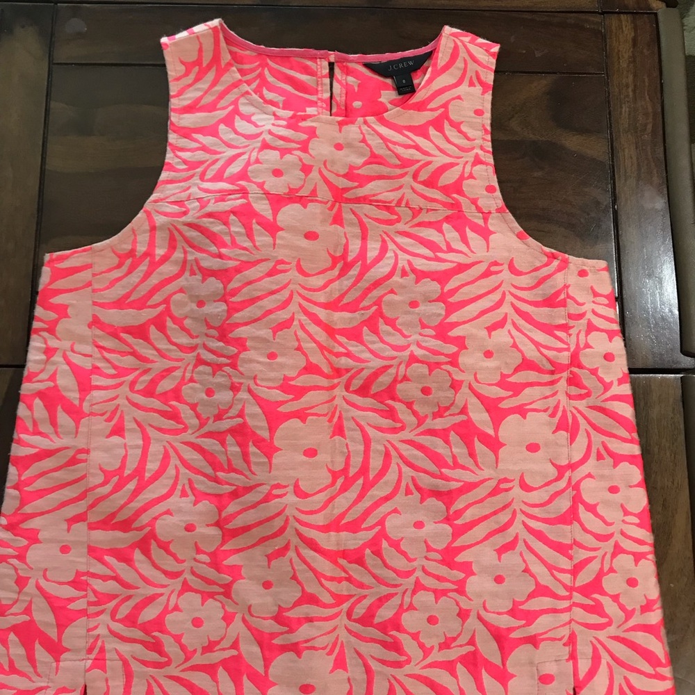J.CREW coral sleeveless top